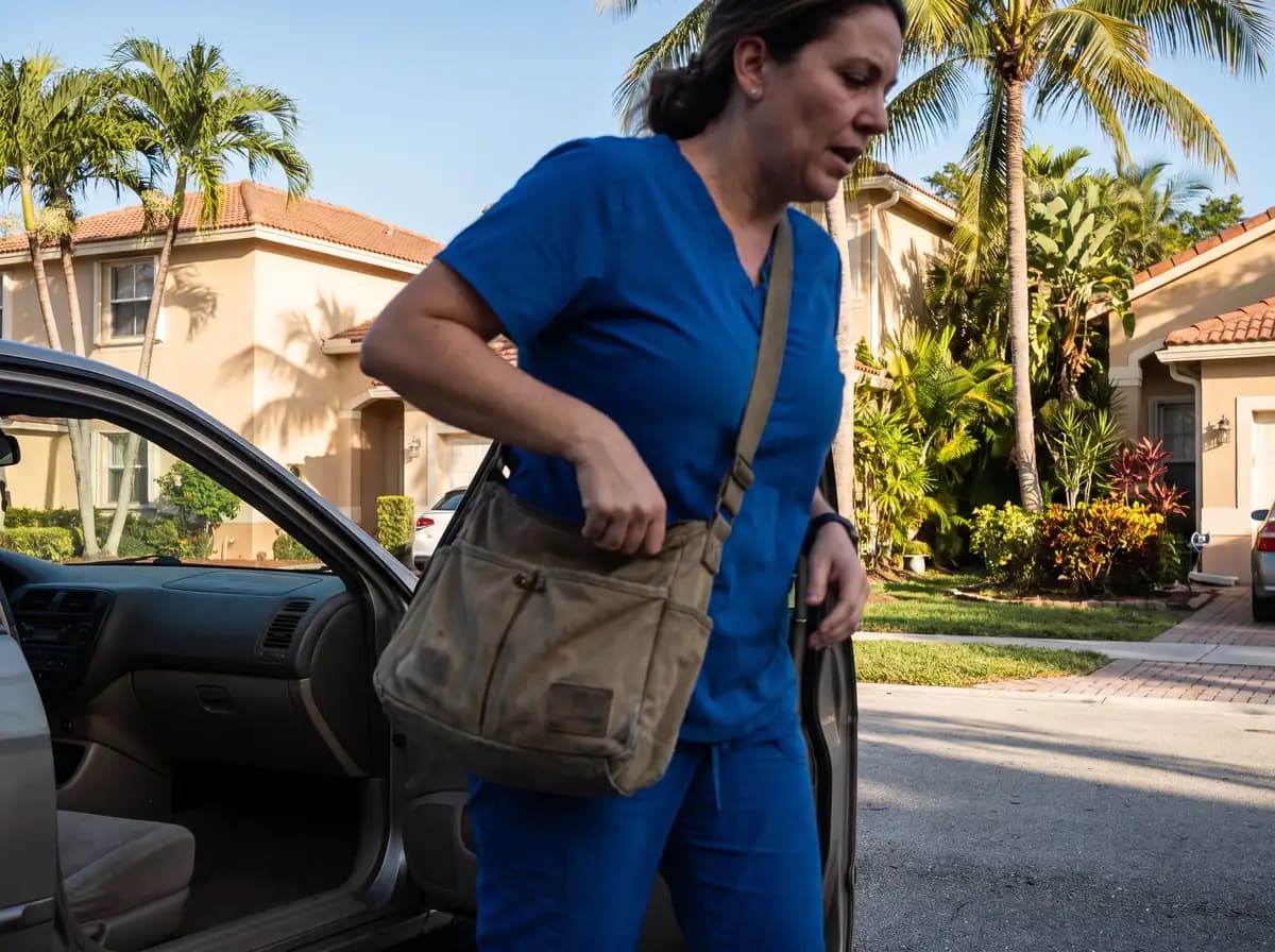 Focus Family Care caregiver with a senior client in South Florida