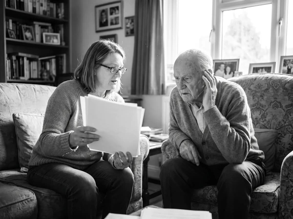 A family using Mutual of Omaha long-term care insurance to arrange home care in South Florida