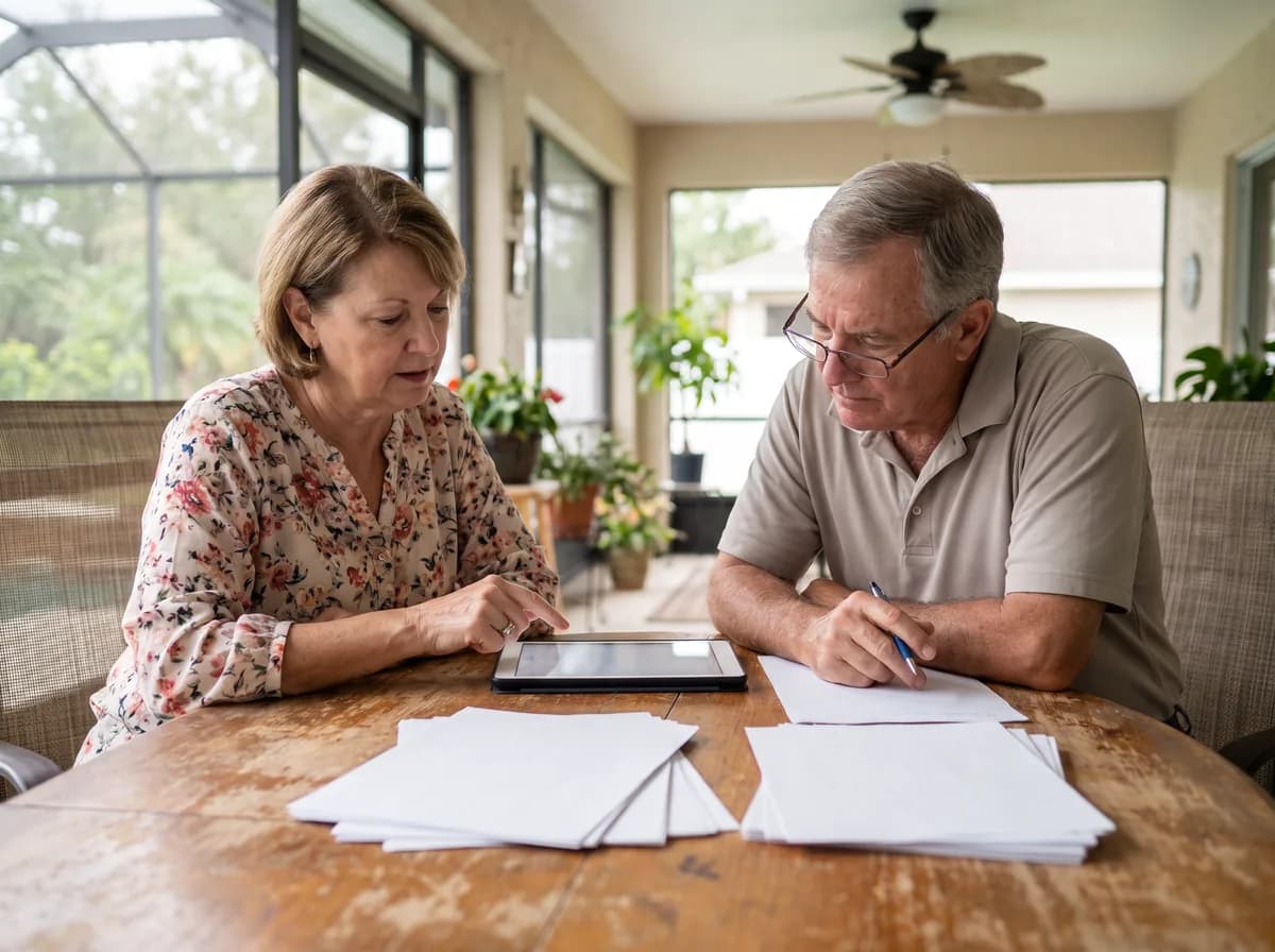 A family using Nationwide long-term care insurance to arrange home care in South Florida