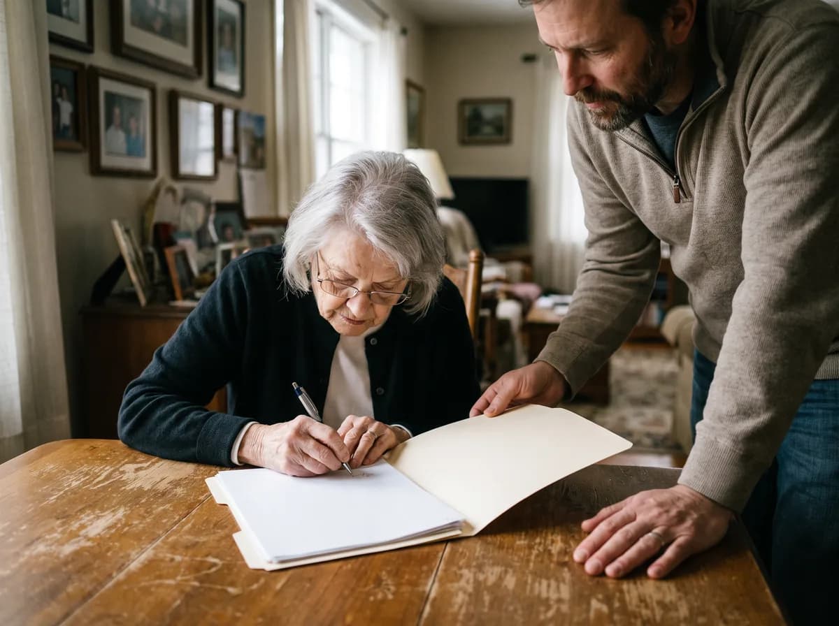 A family using New York Life long-term care insurance to arrange home care in South Florida