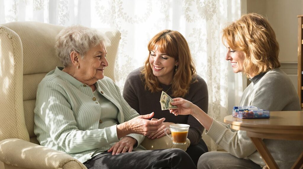 paying daughter for caregiving
