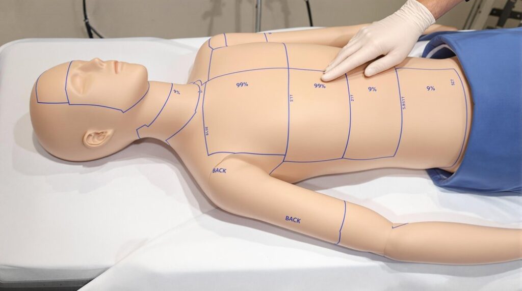 burn assessment body surface